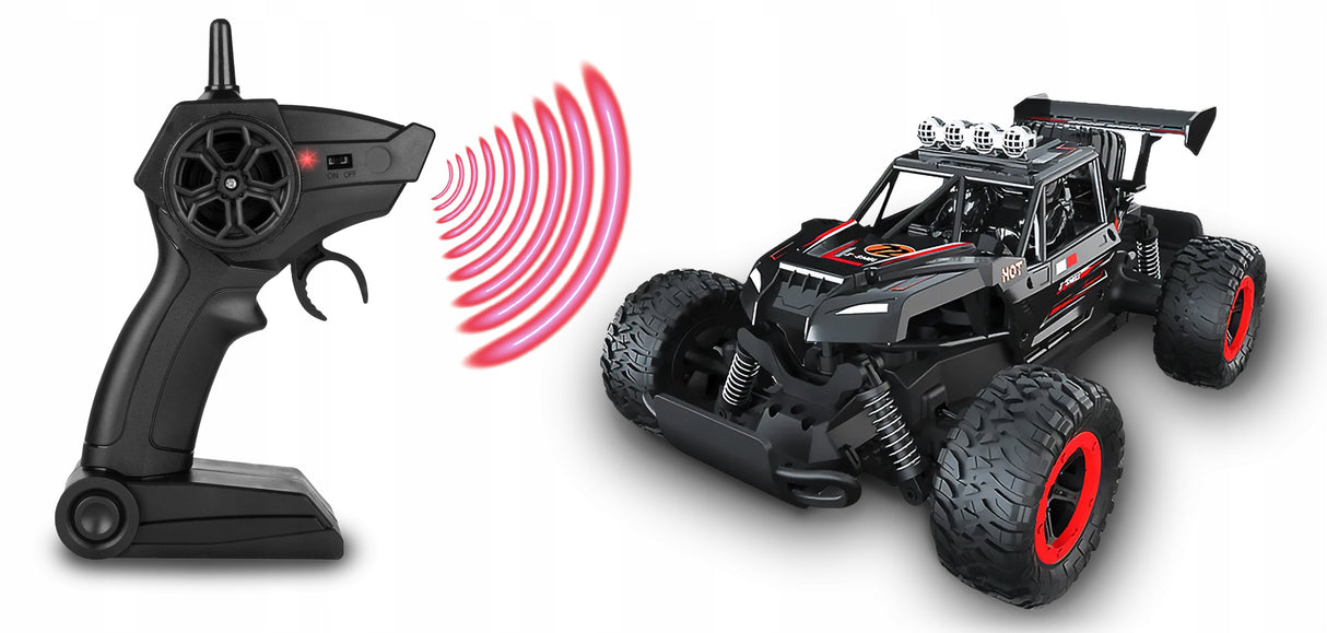 Zdalnie Sterowany Samochód Terenowy RC 4x4 Szybkie Auto LED Solidny Drift