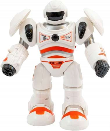 Robot Chodzący dla Dziecka Przedszkolaka Dzieci Pomarańczowy Zabawka