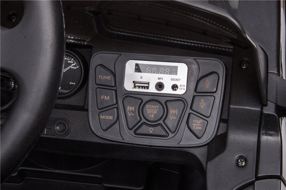 Toyota Tacoma Pilot Auto na Akumulator Skóra Radio Radio FM Czarny