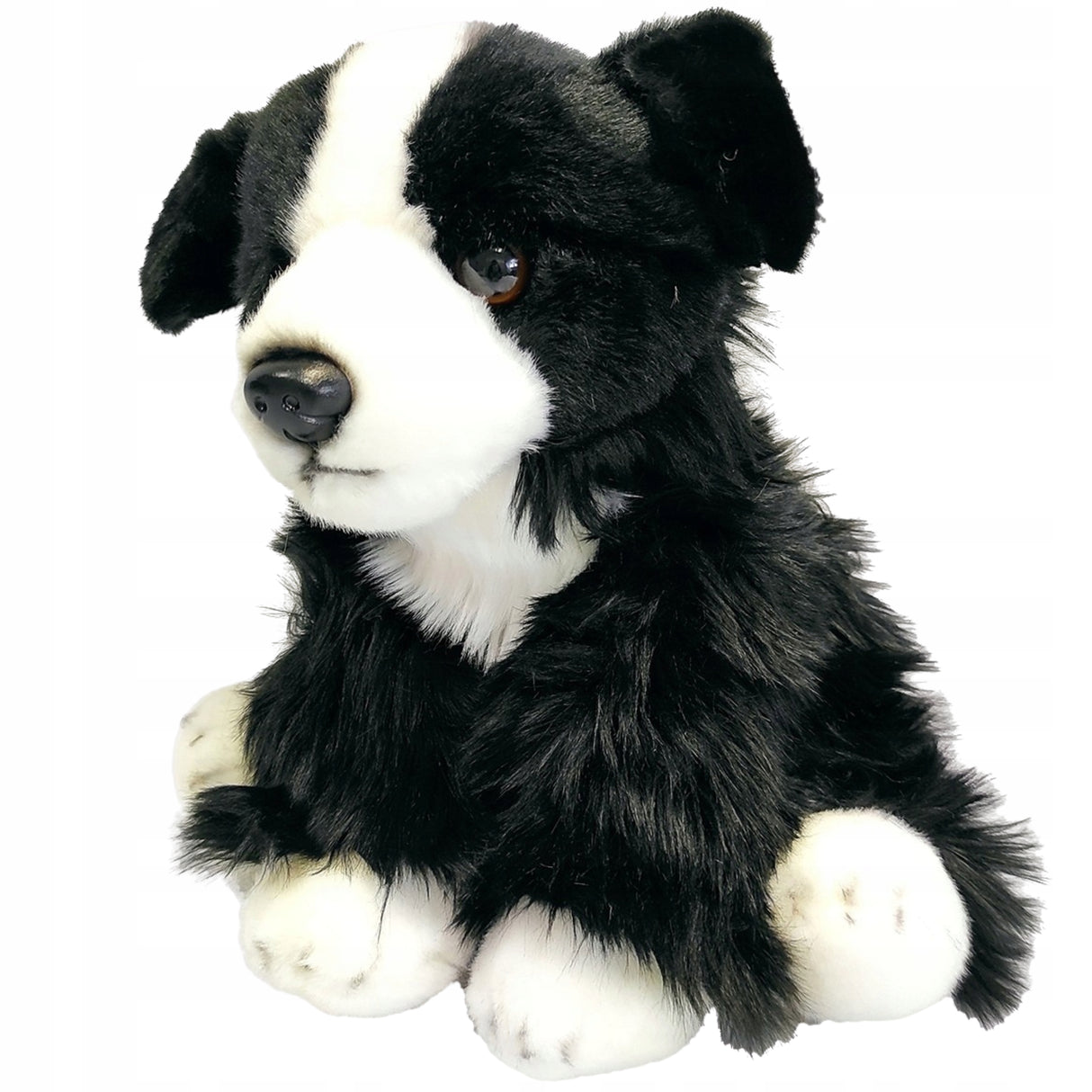 Maskotka Pluszak Piesek Border Collie Pies na Prezent Czarno-Biały 26 cm