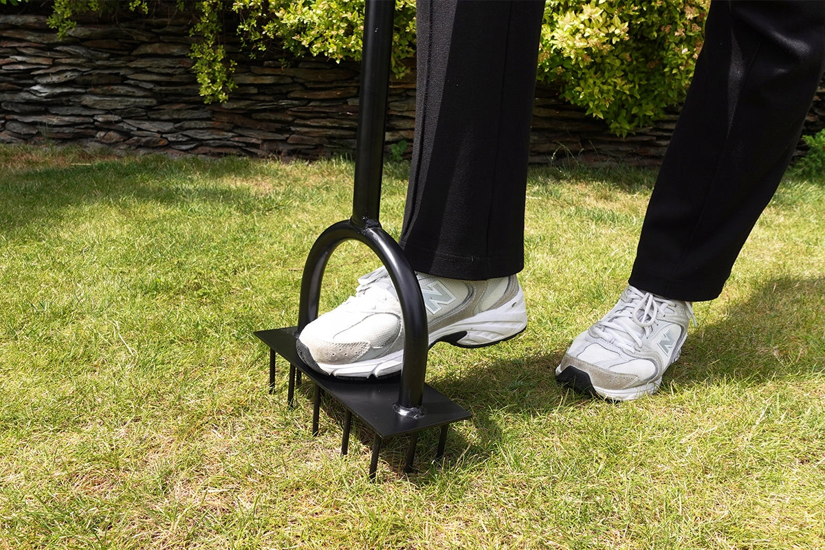 Aerator do Trawnika Ręczny 15 Kolców 25 cm Napowietrzacz