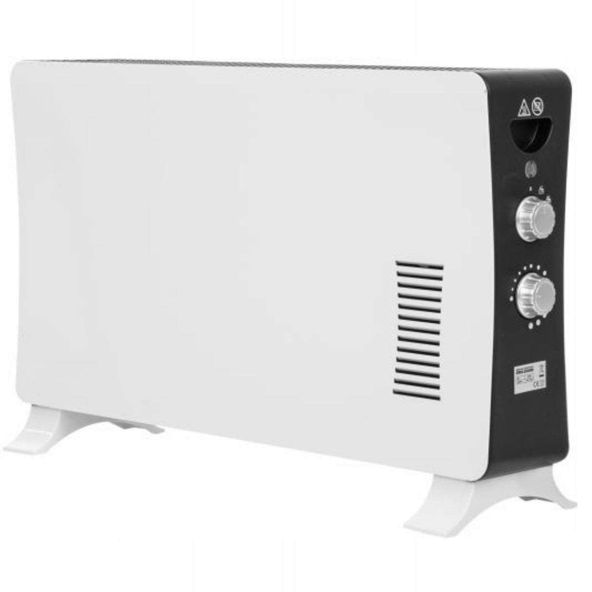 Grzejnik Elektryczny Konwektorowy Energooszczędny Dmuchawa 2000 W Biały