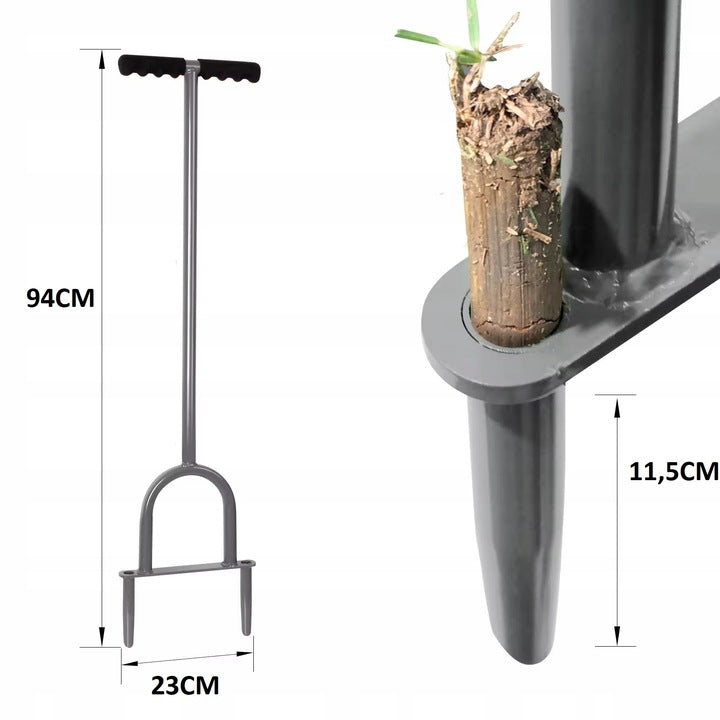 Aerator Rurkowy Ręczny Piaskowanie I Napowietrzanie Trawnika 30Cm Kolce