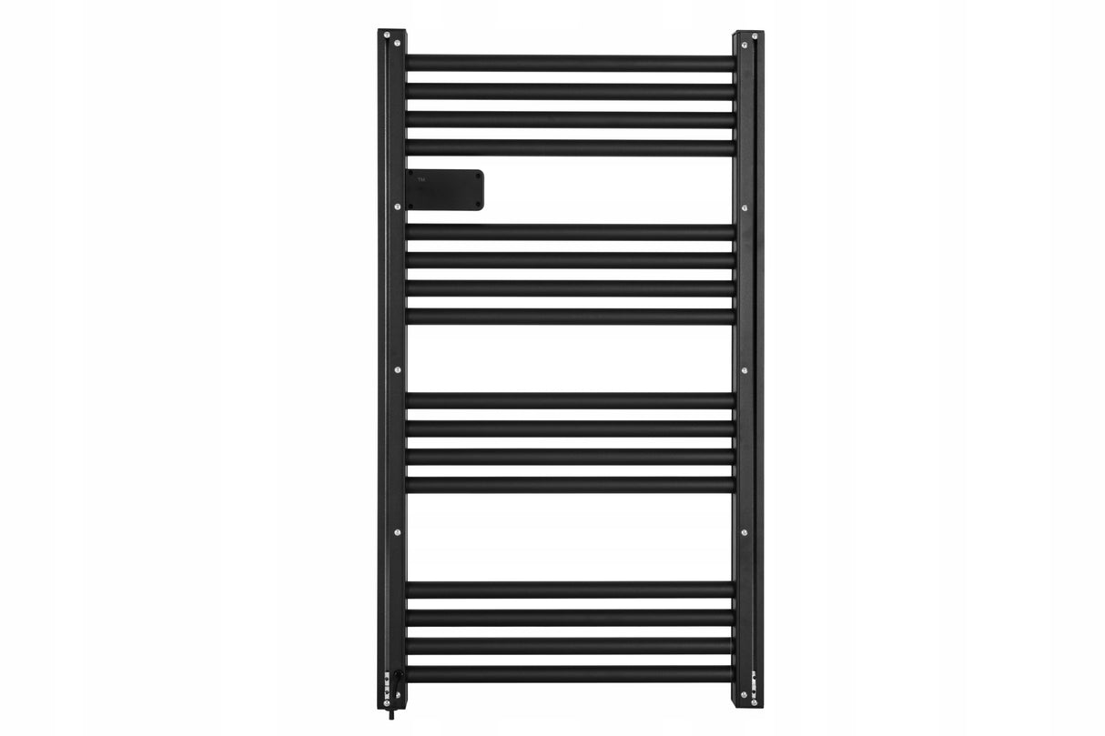 Grzejnik Łazienkowy Aluminium Drabinka Elektryczny Programator Czarny 500 W