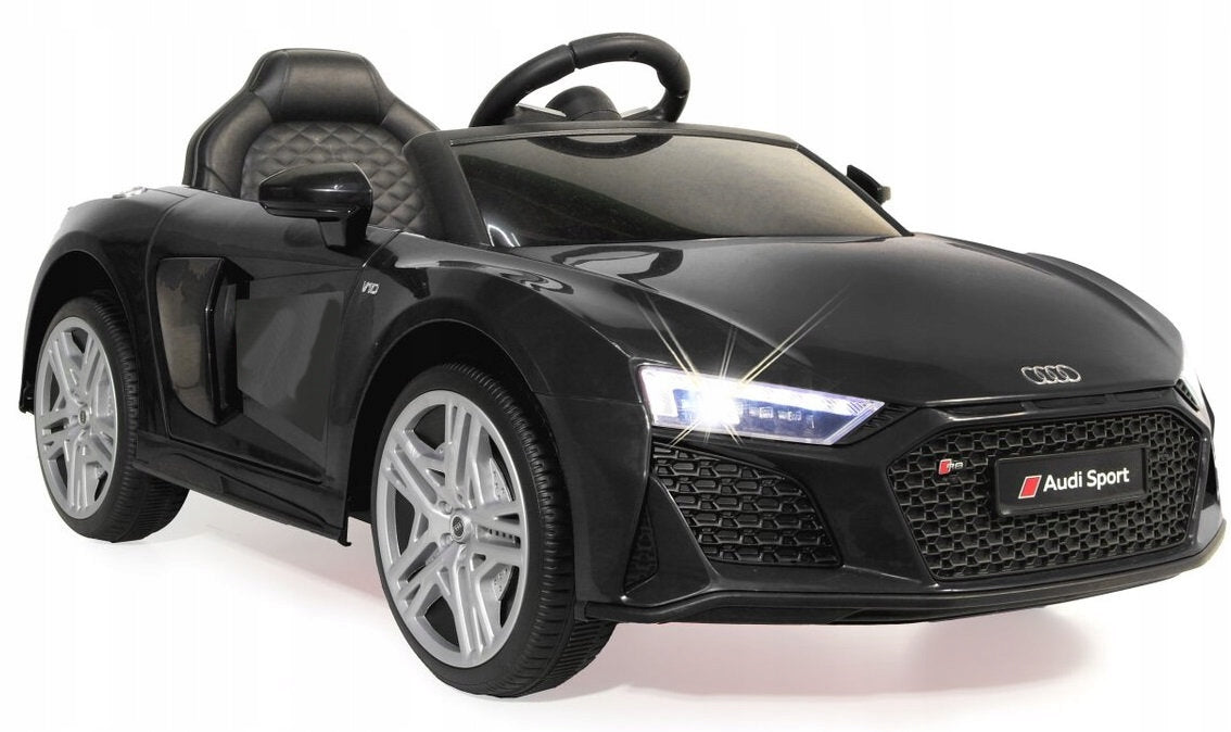 Audi R8 Spyder LIFT Autko na Akumulator Skóra Czarne 2.4G 12V 16000 RPM