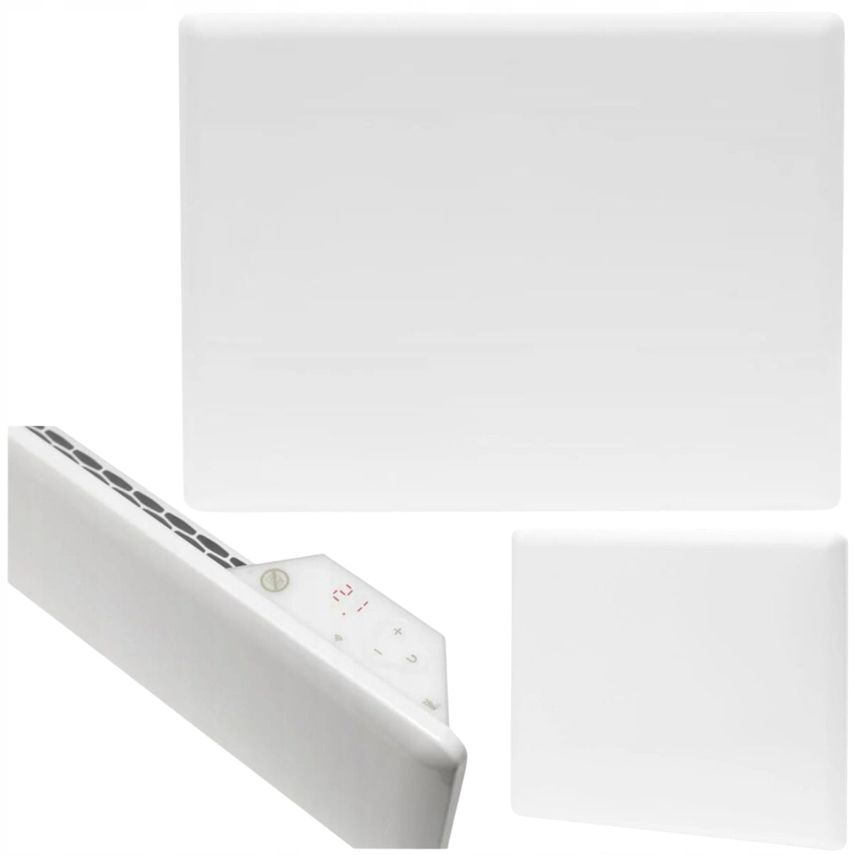 Grzejnik Elektryczny Panelowy Ścienny Elektroniczny Biały 500W Termostat