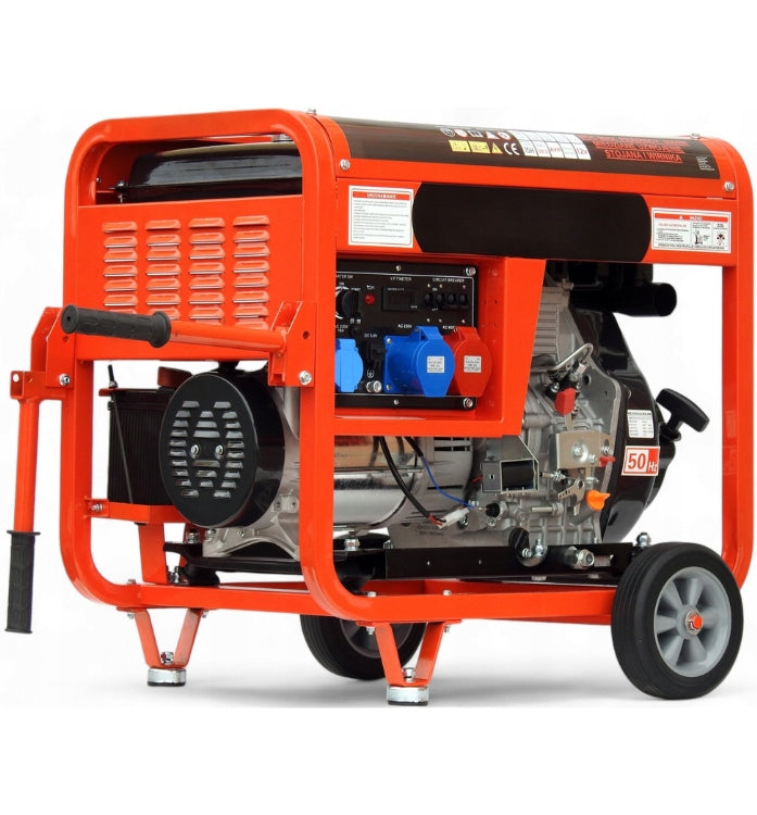 Agregat Generator Prądu Diesel Dual Power Trójfazowy Prezent