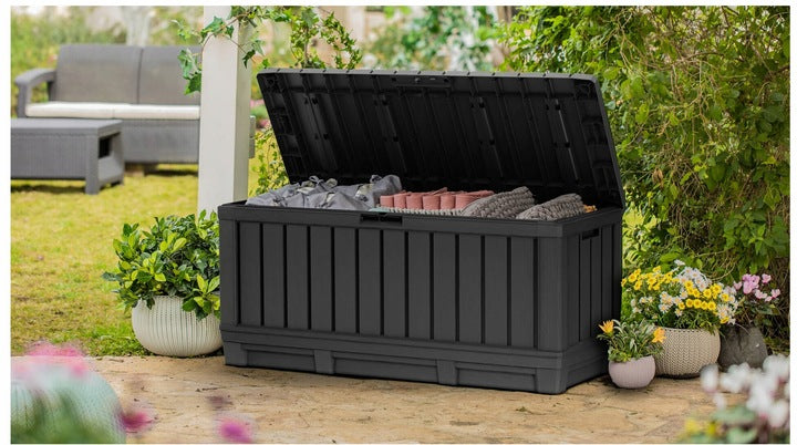 Skrzynia ogrodowa Kentwood 350 L Grafit Keter ANTRACYT