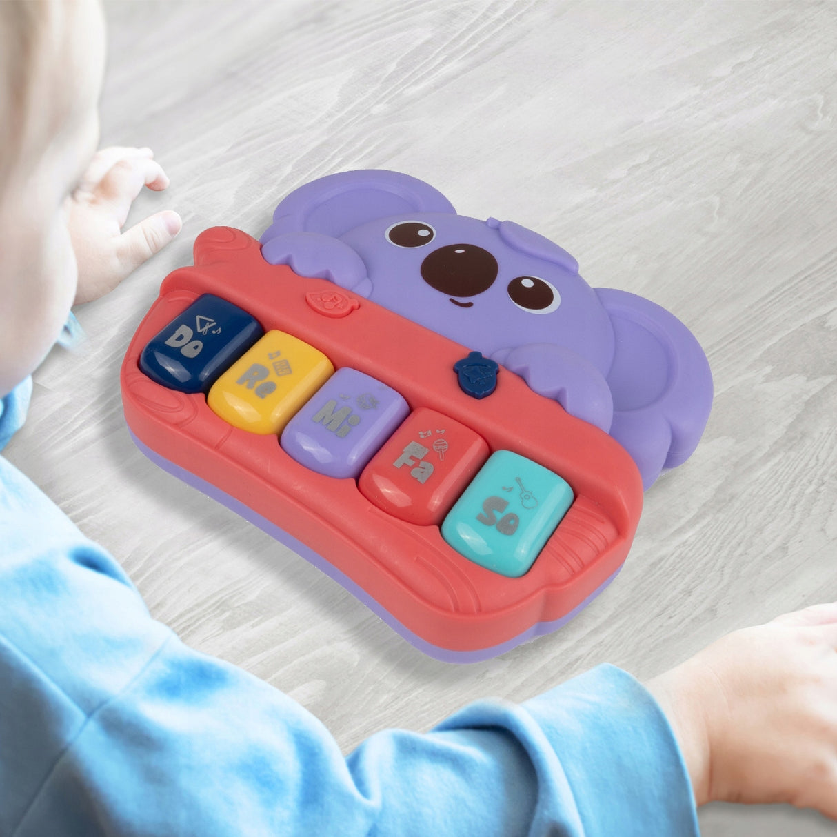 Stolik Interaktywny Panel Edukacyjny Pianinko dla Maluszków Miś Koala