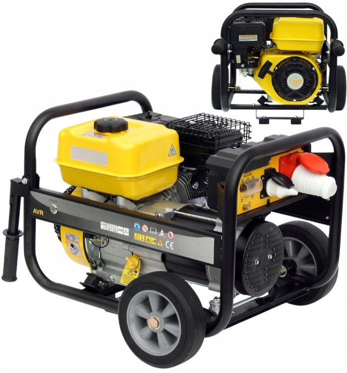 Agregat Generator Prądu Trójfazowy Benzynowy 3600W AVR Dual Power Prezent