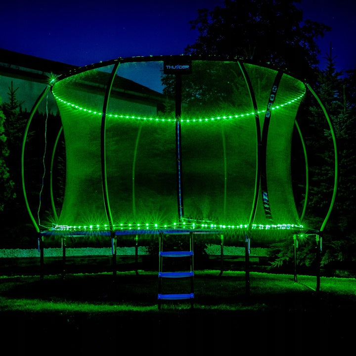 Trampolina Ogrodowa 12ft 366CM wew. profesjonalna łatwy montaż fun Poves