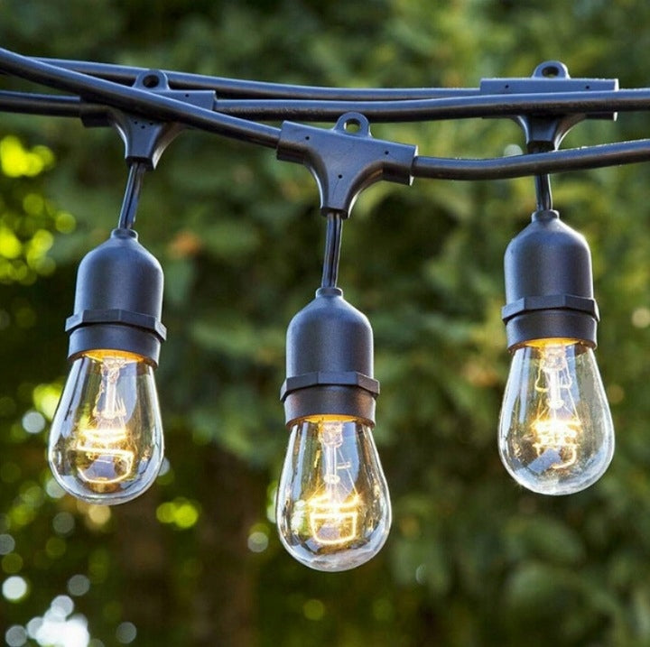 GIRLANDA OGRODOWA ŁAŃCUCH ŚWIETLNY LAMPKI NA TARAS LED WODOODPORNA IP65 20m