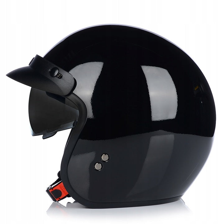 Kask Motocyklowy Otwarty Chopper Cruiser VITO SPECJAL + Daszek + Blenda L