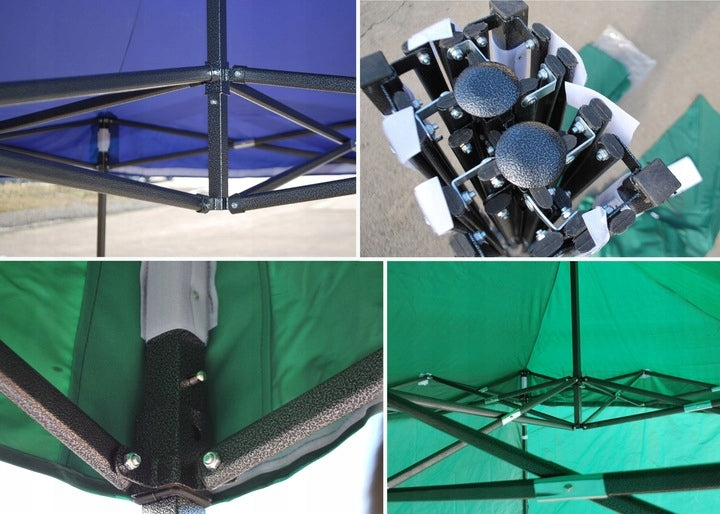 MOCNY NAMIOT OGRODOWY PAWILON HANDLOWY SKŁADANY AUTOMATYCZNIE | 27kg 3x3 m