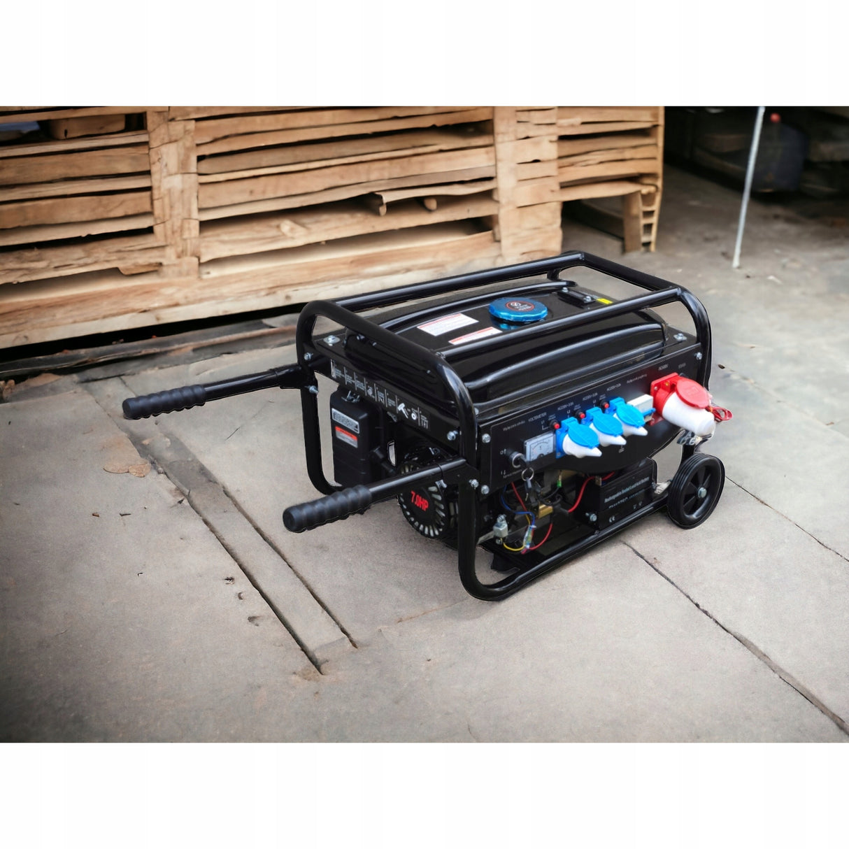 Agregat Prądotwórczy Generator Prądu 3- Fazowy 5,2kW Zestaw