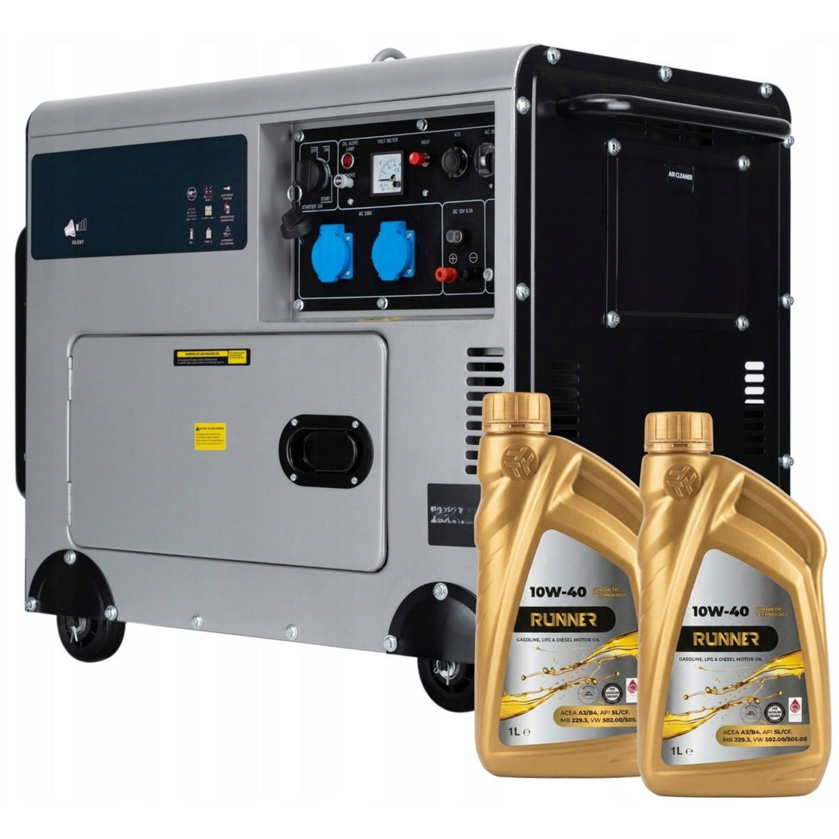 Agregat Diesel Generator Prądu Zestaw Prezent Z Olejem Gratis