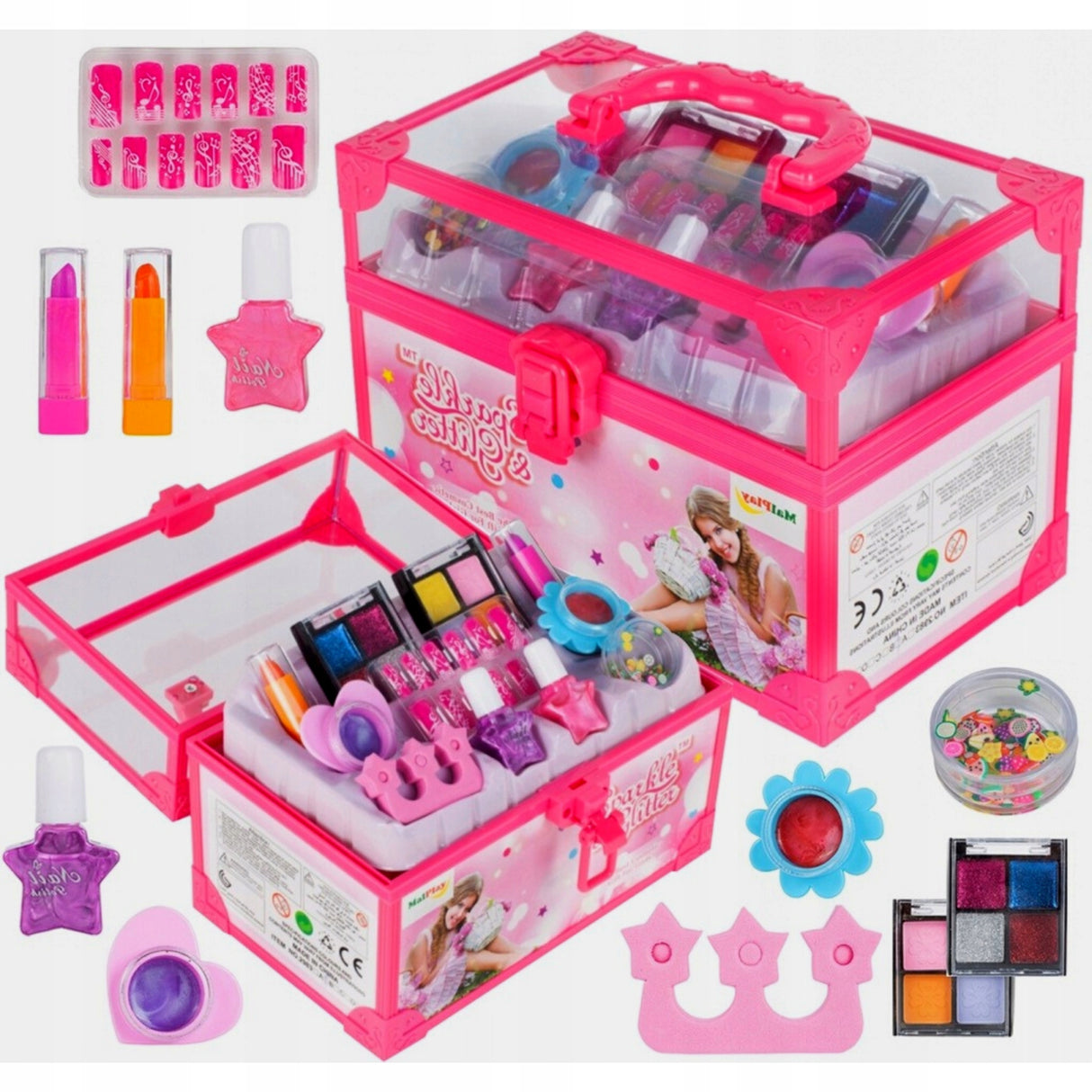 ZESTAW DO MAKIJAŻU DLA DZIECI MAKE UP KOSMETYKI 3+