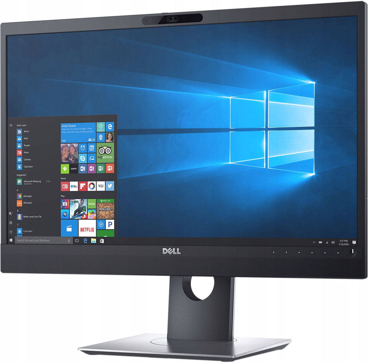 Monitor Dell 24" Cali FHD + Okablowanie Wbudowana Kamera Głośnik Mikrofon