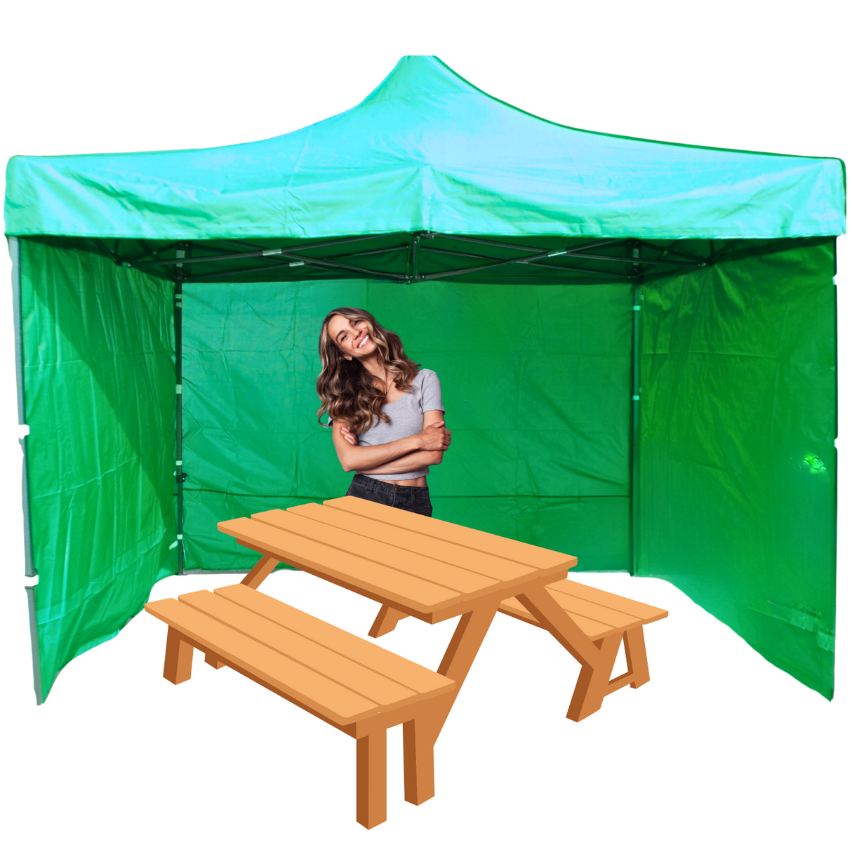 MOCNY NAMIOT OGRODOWY PAWILON HANDLOWY SKŁADANY AUTOMATYCZNIE | 27kg 3x3 m