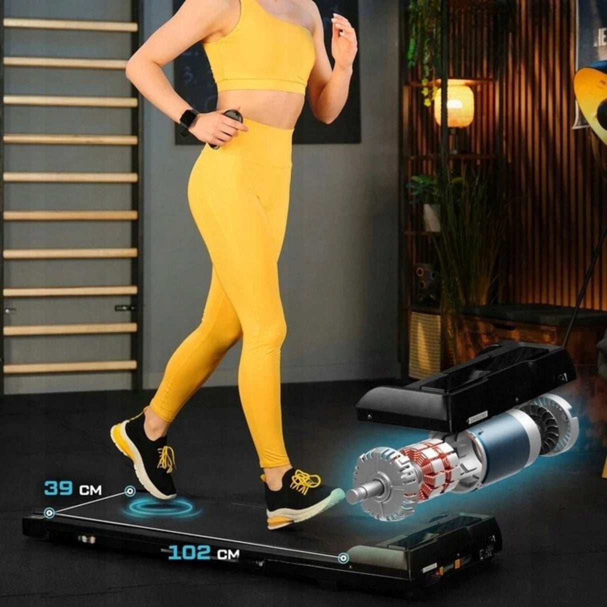 Bieżnia Treningowa Elektryczna Domowa Walkingpad pod Łóżko Kompaktowa