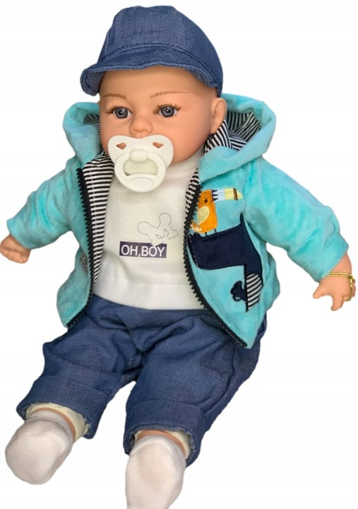 Lalka Niemowlę Jak Żywa Urocza Bobasek Baby Born Butelka Zabawka na Prezent