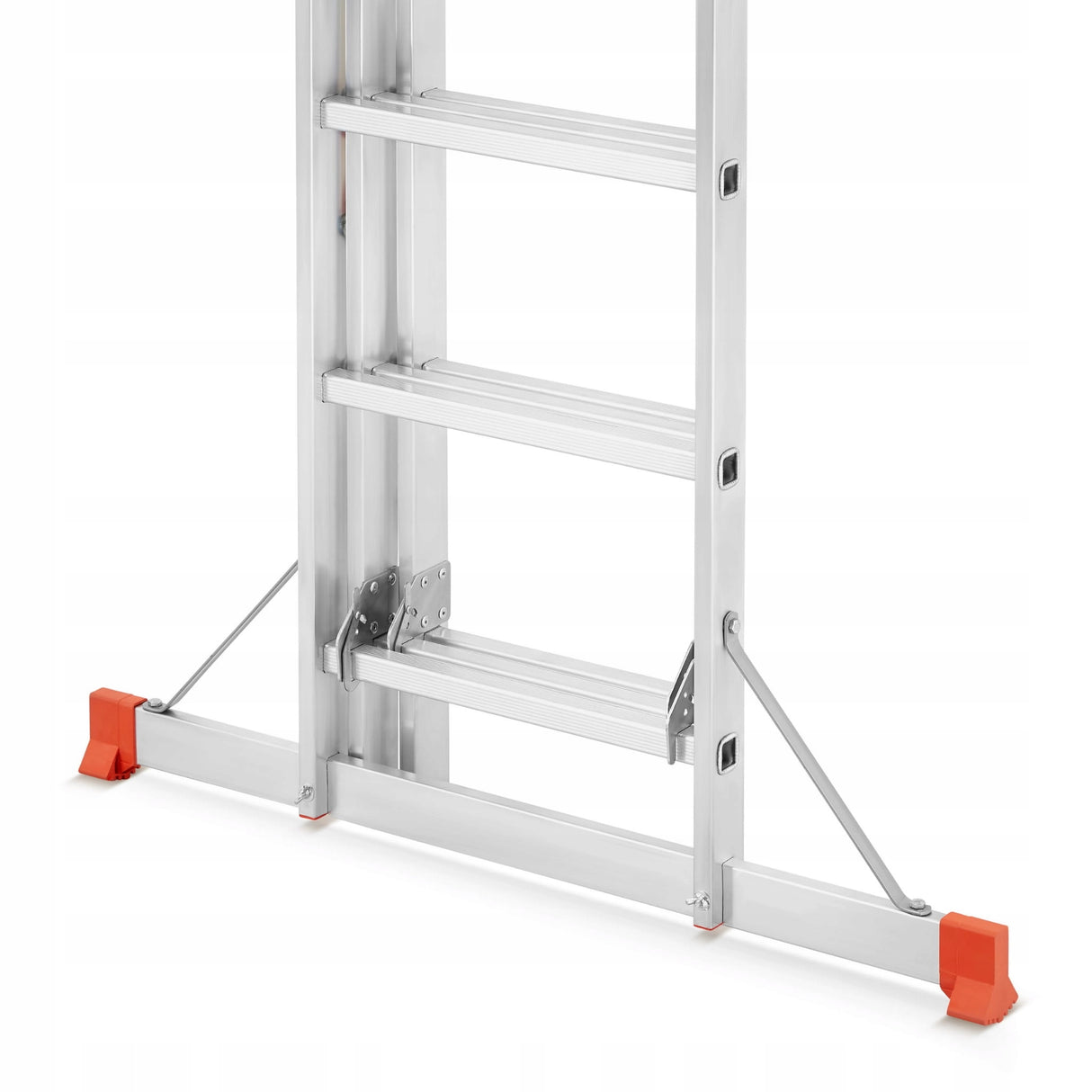 Drabina Wielofunkcyjna Profesjonalna Aluminiowa 3x7 Udźwig 150 KG 4,89 m
