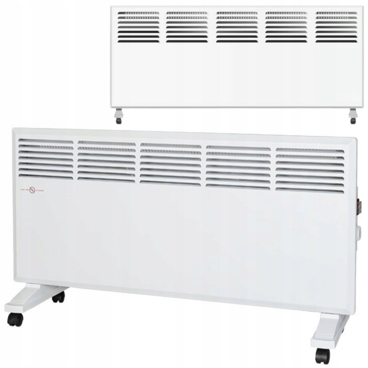 Grzejnik Konwektorowy Energooszczędny z Termostatem Przenośny 2500 W Biały