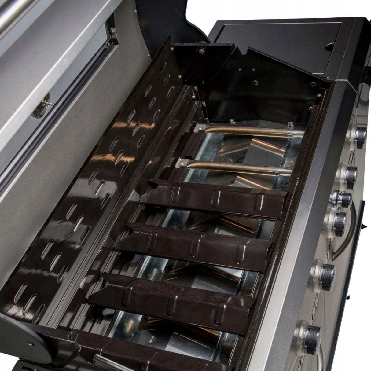 Grill Gazowy Stal Szlachetna Kuchnia Gazowa 6+1 Palnikowa 24,0 kW Żeliwo
