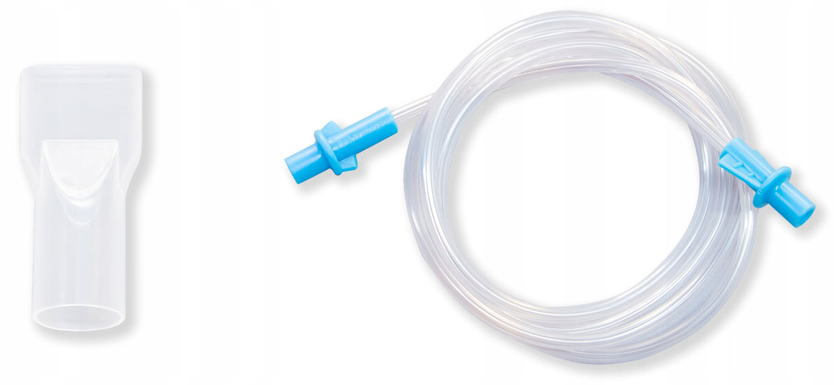 Inhalator Nebulizator Tłokowy Etui dla Dzieci Dorosłych + Zestaw Soli Fizjo
