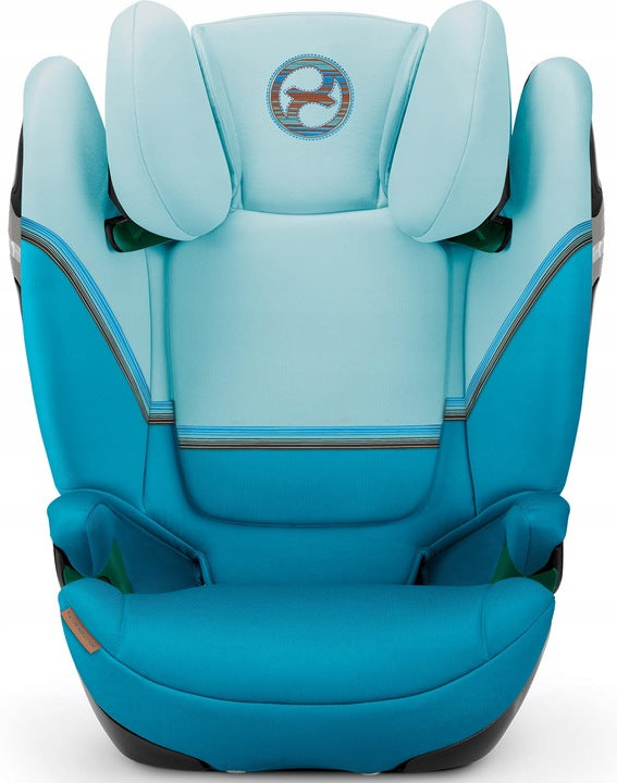 Fotelik Samochodowy Beach Blue 100-150 cm 15-50 KG Podstawka dla Dziecka