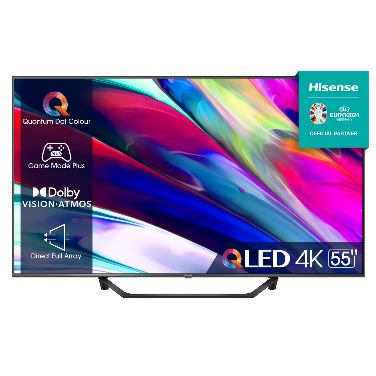 Telewizor Hisense 55A7KQ 55" Cali QLED 4K Ultra HD Czarny 3840x2160px 60Hz