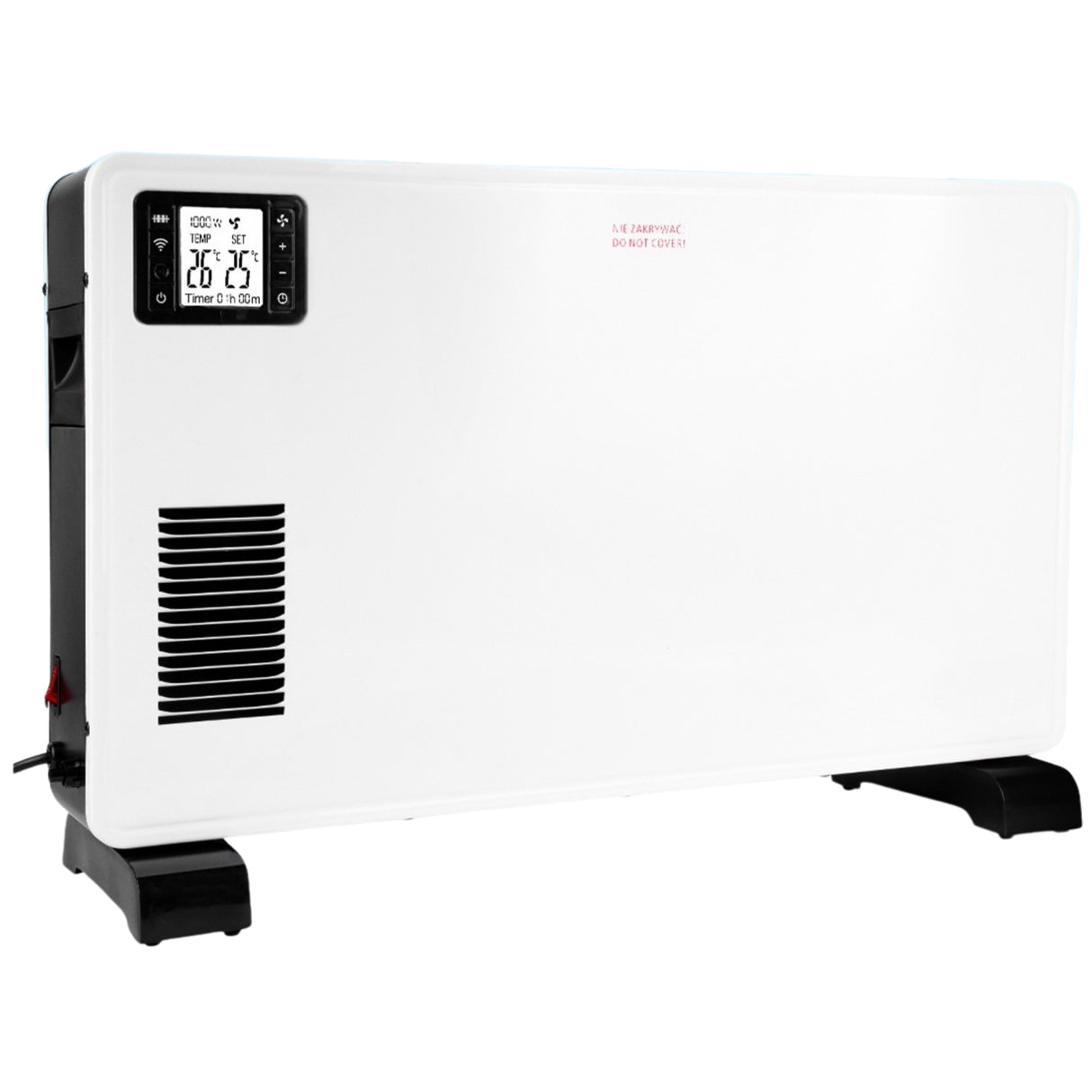 Grzejnik Konwektorowy Elektryczny Termostat Mocny WiFi 2300 W Pilot