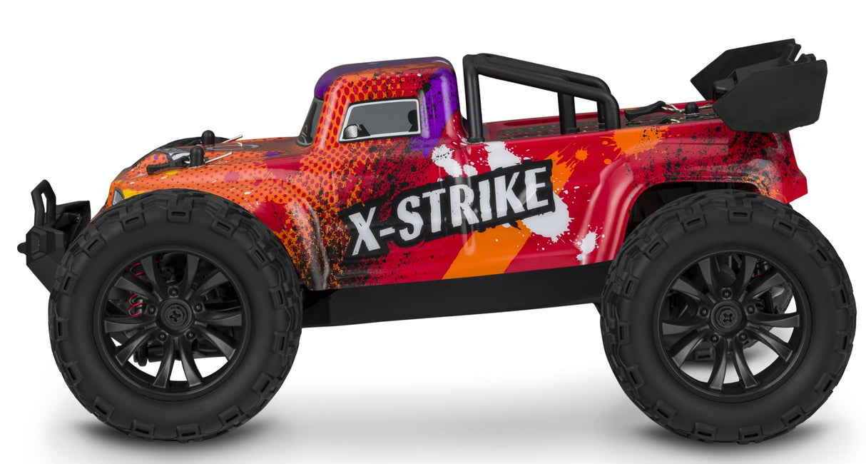 Samochód Monster Truck Zdalnie Sterowany Auto RC Resorak Czerwony 30km/h