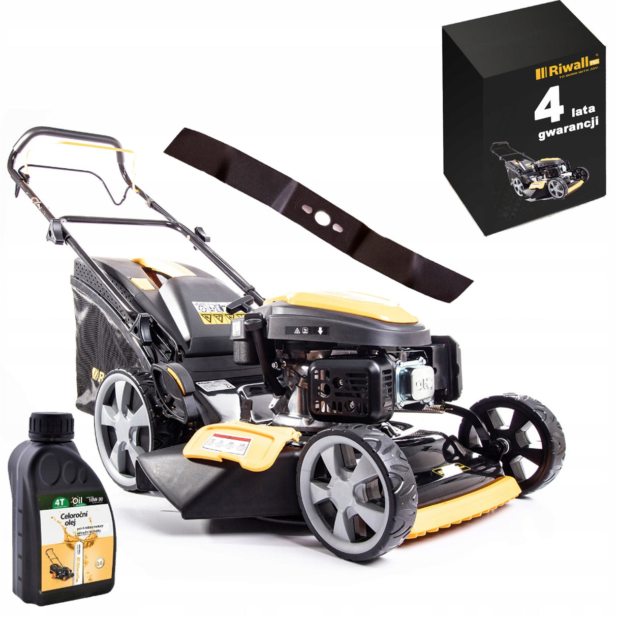 Kosiarka Spalinowa z Napędem Automatyczne Ssanie PRO Poves 51cm 5190SRV
