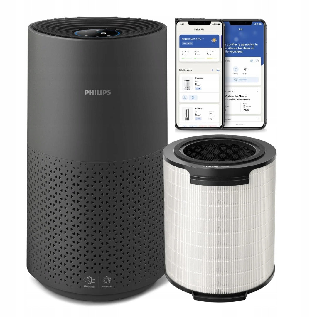 Oczyszczacz Powietrza 3 Tryby 300 m3/h 27W HEPA Wi-Fi Philips AC1715/11