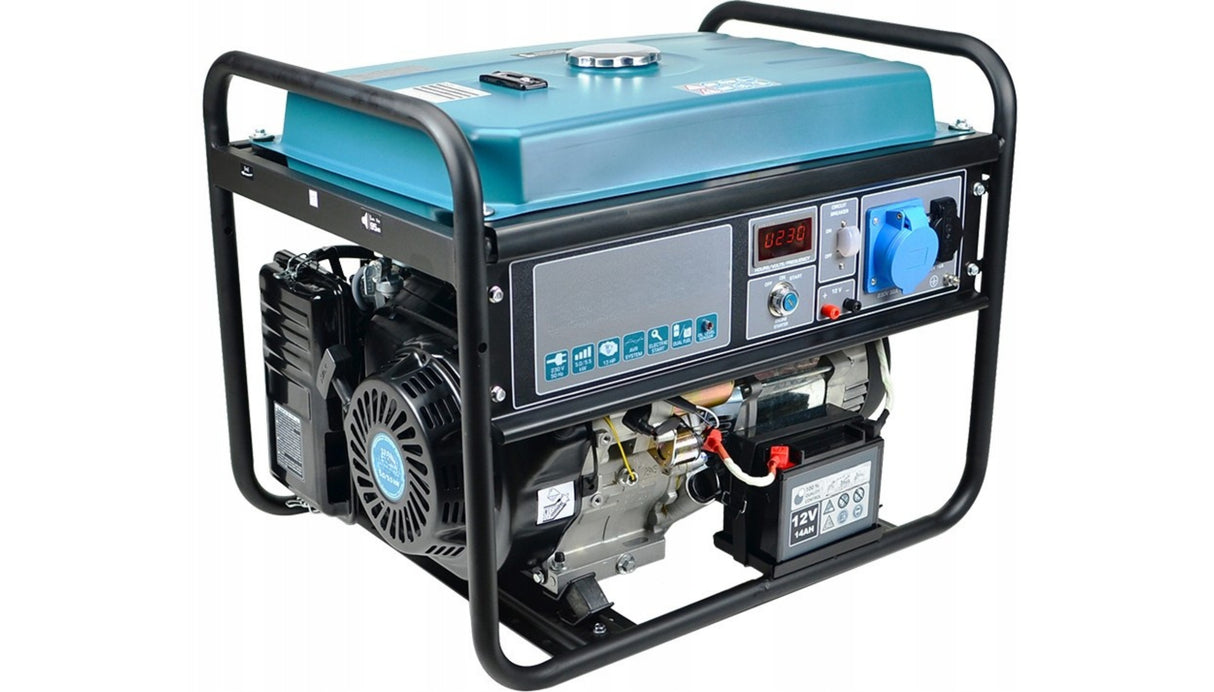 Agregat Prądotwórczy Jednofazowy DUAL FUEL LPG Benzyna 230V 5,5kW AVR