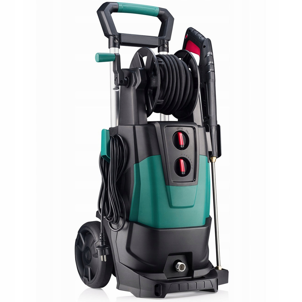 Myjka Ciśnieniowa Indukcja Pompa Mosiężna Turbo Zestaw 3200W 350 Bar