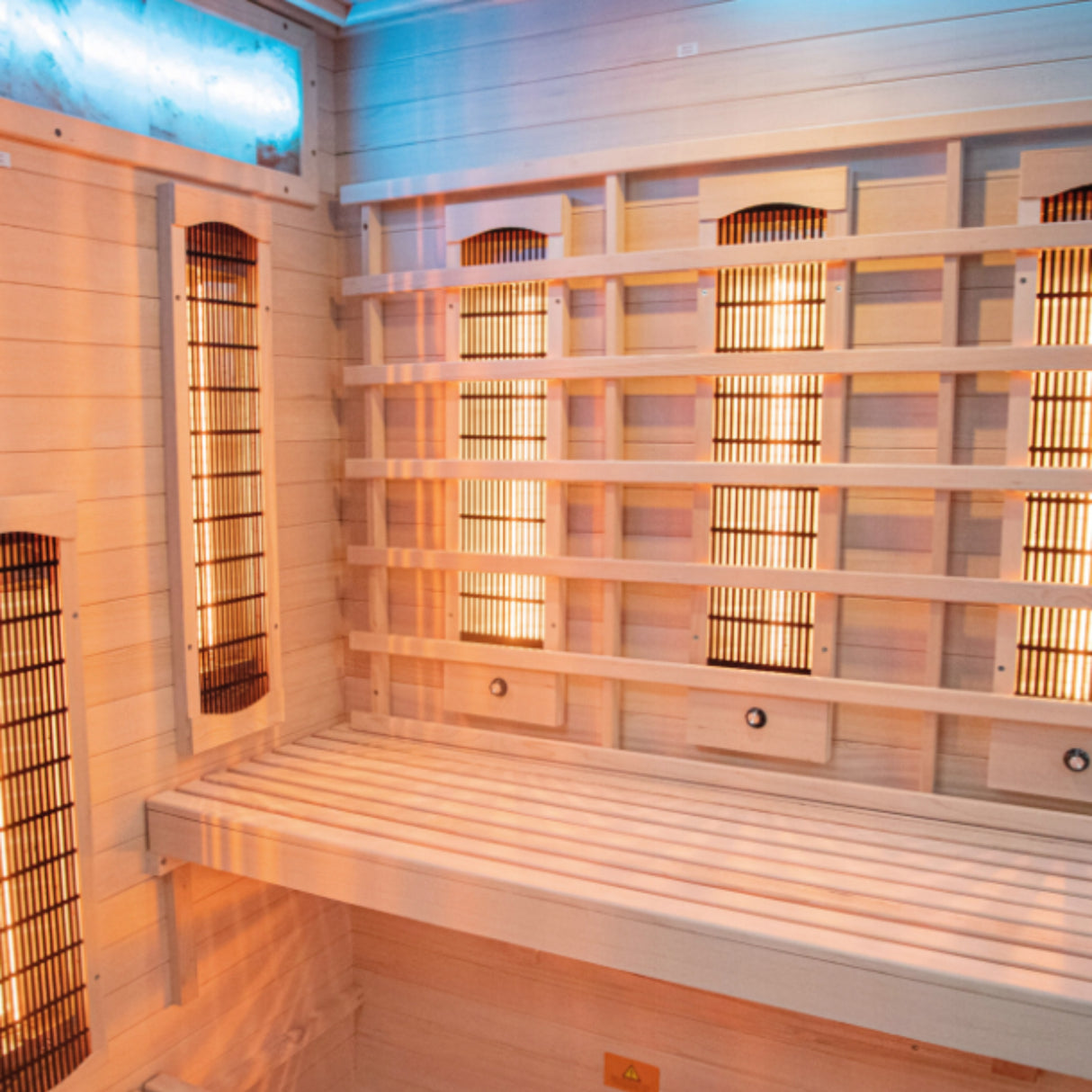 Sauna Trzyosobowa Narożna Domowe Spa na 3 Osoby Brązowa Therma Lux Relaks