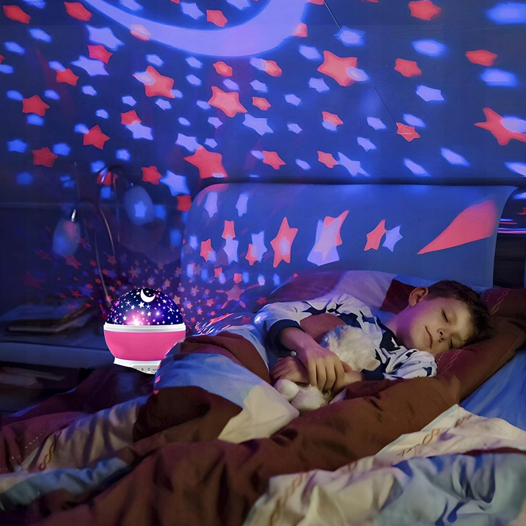 Lampka Nocna Projektor Gwiazd Nieba Rzutnik 2w1 XL! Super Prezent Na Święta