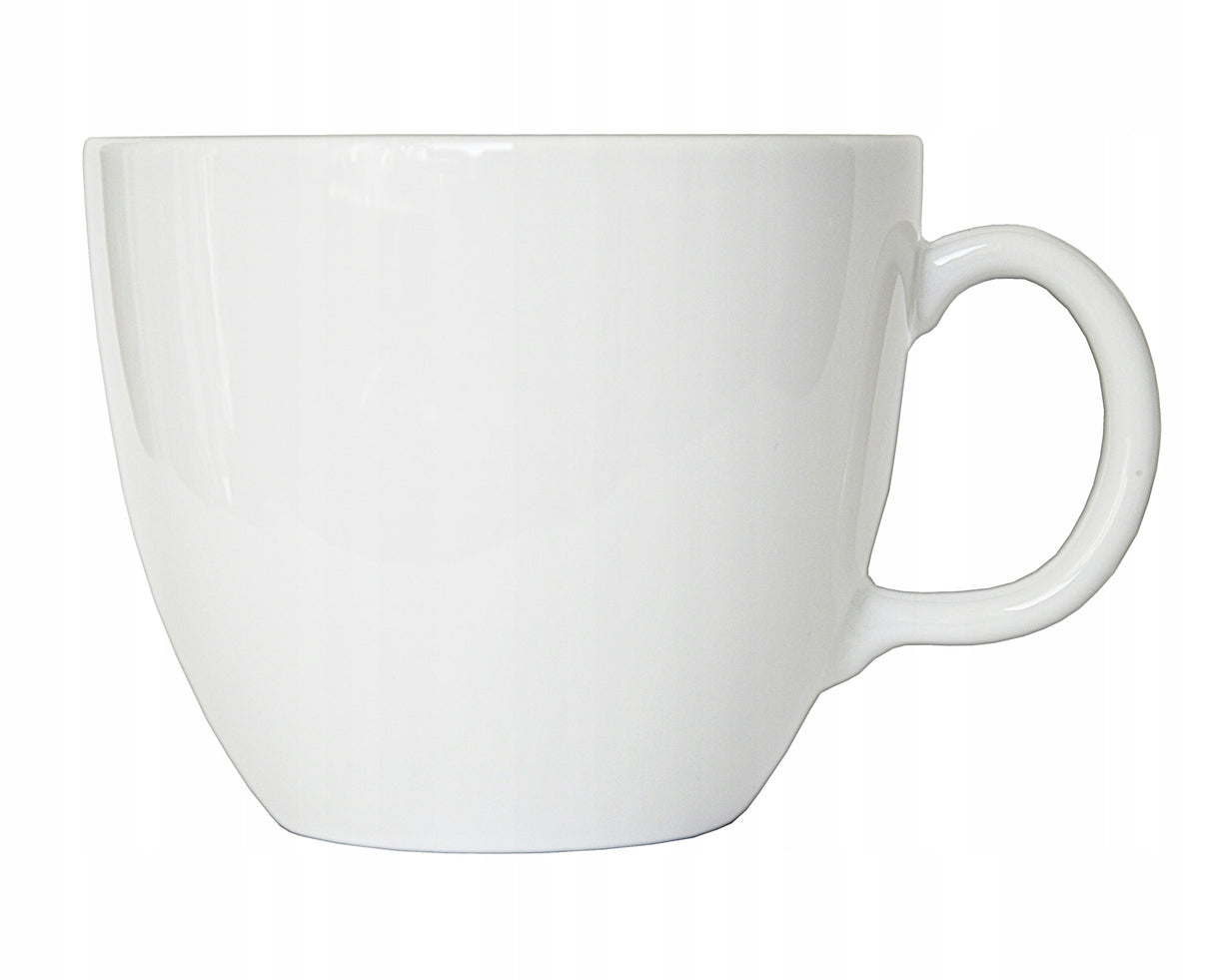 Kubek Porcelanowy JUMBO 1L Biały Duży do Zupy Herbaty Kawy 1szt