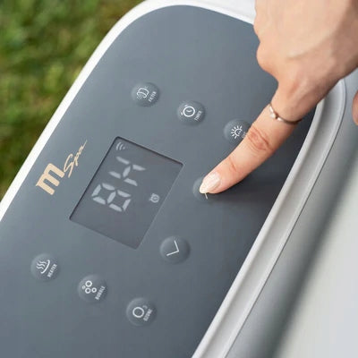 Basen z Hydromasażem Ośmiokąt Spa Ogrodowy Nadmuchiwany 6 osob. 1100 L