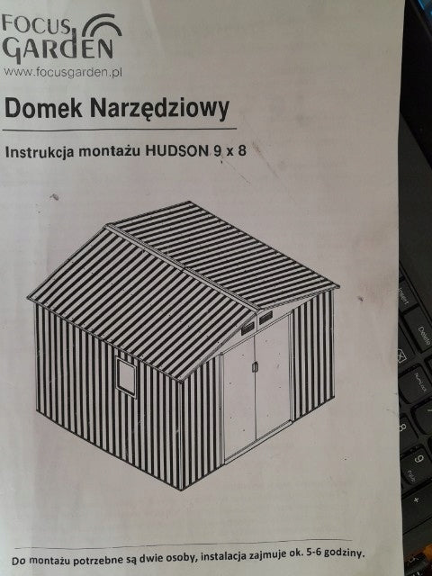 Domek Ogrodowy z Tworzywa sztucznego Schowek na Narzędzia 277x255 cm POVES