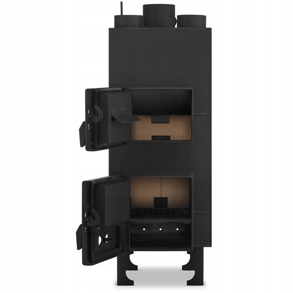 Piecyk Grzewczy z Nadmuchem Nadmuchowy Grzewczy 15kW Stalowy Czarny