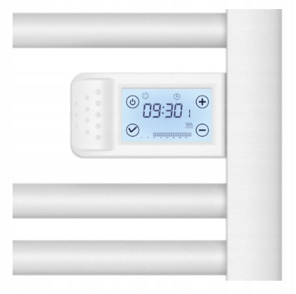Grzejnik Łazienkowy Elektryczny Drabinka Programator 53x96cm 500W Aluminium