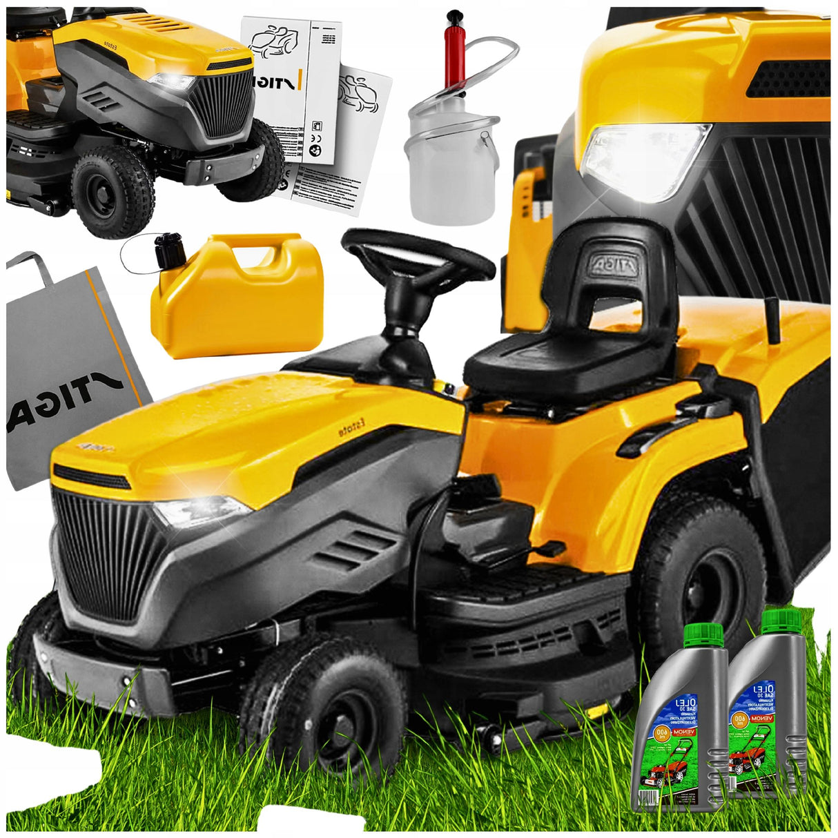 Traktor Ogrodowy Kosiarka Traktorek Koszący Stiga Estate 7,9 kW