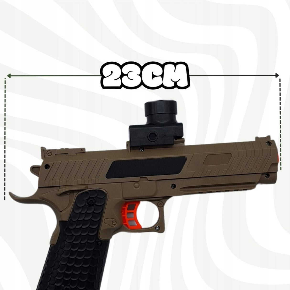 Pistolet Automat na Kulki Żelowe Wodne Elektryk Okulary Deagle Orbeez