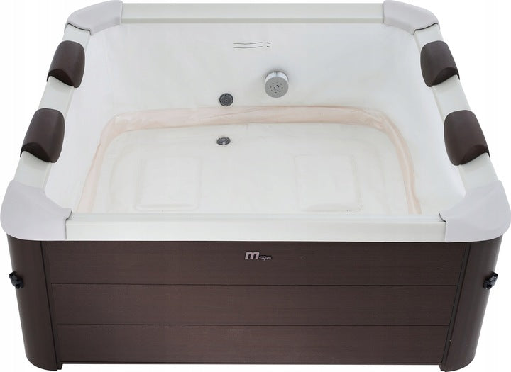 Basen z Hydromasażem 6 osob. sztywny kwadratowy 850l MEGA GRATIS mSpa