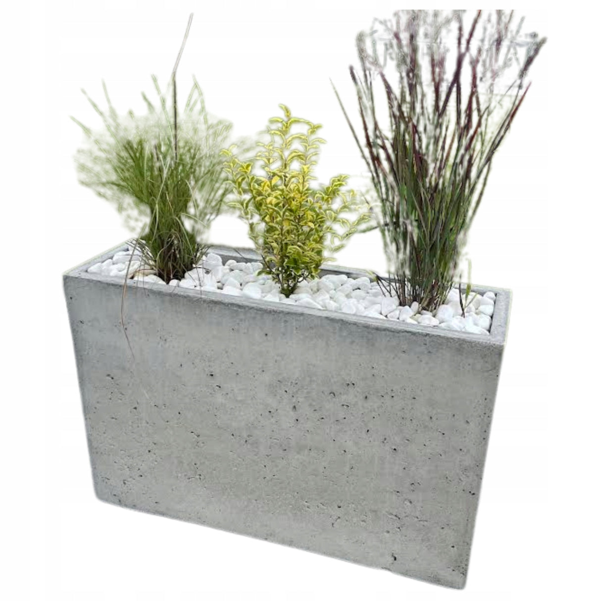 Donica Betonowa MROZOODPORNA Beton Architektoniczny 200kg | 100x30x65 Poves