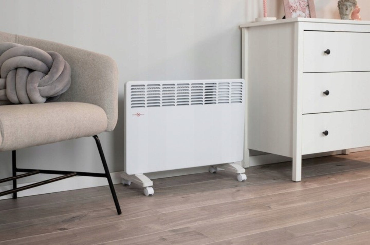 Grzejnik Konwektorowy Elektryczny z Termostatem Dotykowy WiFi 1500W Biały