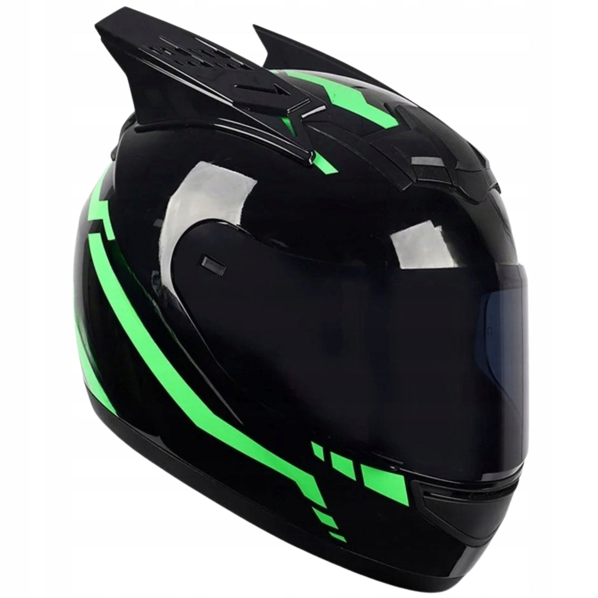 Kask Motocyklowy Pełnotwarzowy Wielokolorowy Pełna Twarz Pełny Rozmiar S